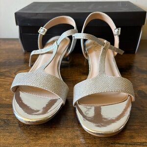 Chic Silver Women's Sandals